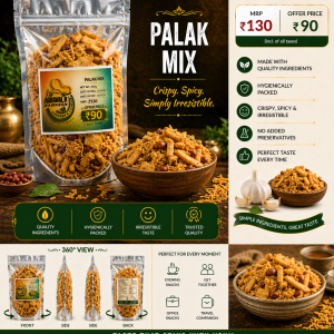 Palak Mix Namkeen – Crispy & Spicy Snack