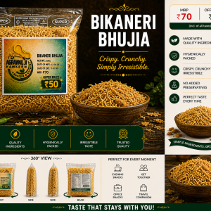 Bikaneri Bhujia – Classic, Extra Crunchy & Spiced Savory Snack