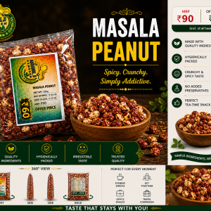 Masala Peanut – Crunchy, Tangy & Spicy Nutty Delight