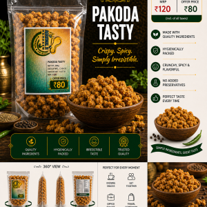 Pakoda Tasty – Crunchy, Spicy & Nutty Besan-Coated Peanuts