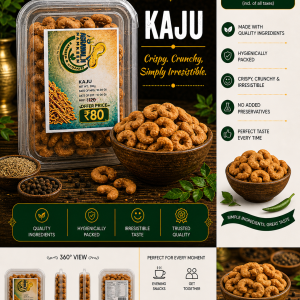 Kaju – Roasted, Spiced & Premium Cashew Snack