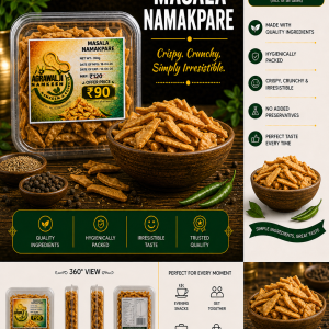 Masala Namakpare – Spicy, Crunchy & Traditional Savory Treats