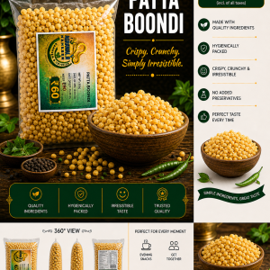 Patta Boondi – Crispy, Light & Traditional Savory Pearls