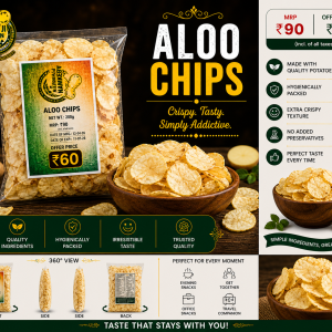 Aloo Chips – Classic Salty & Perfectly Crunchy Potato Crisps